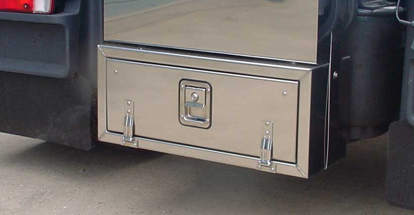 Stainless steel truck toolbox